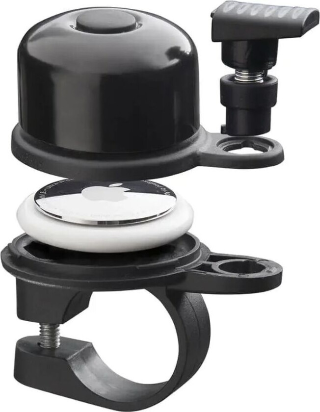 Elago AirBell Sykkelklokke (22 mm) m. AirTag Holder - Svart