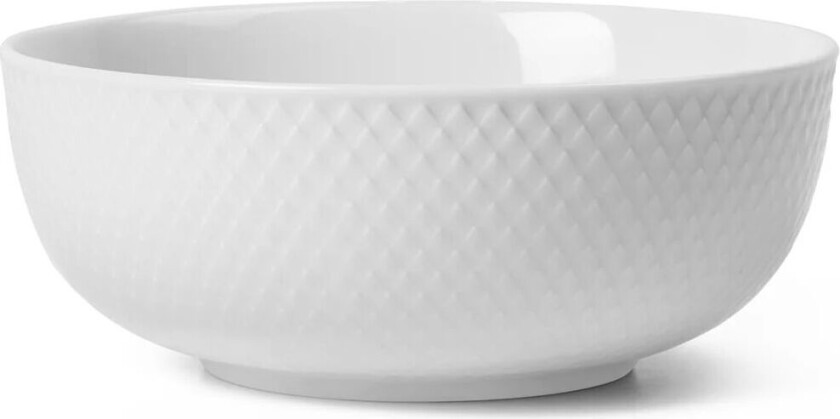 Rhombe skål Ø 15,5 cm Hvit