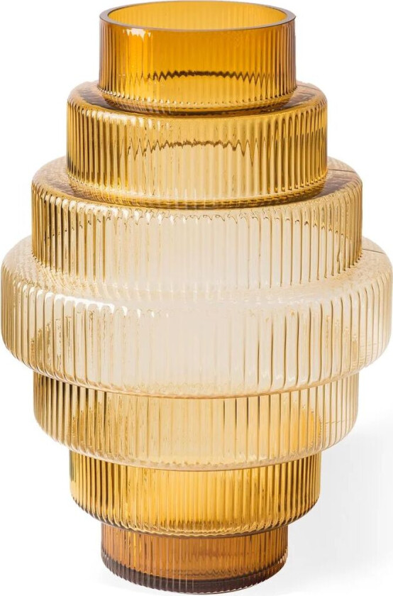 Steps vase S 30 cm Ochre