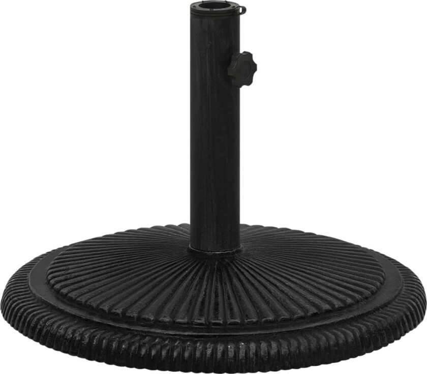 Parasollbase svart 45x45x30 cm støpejern