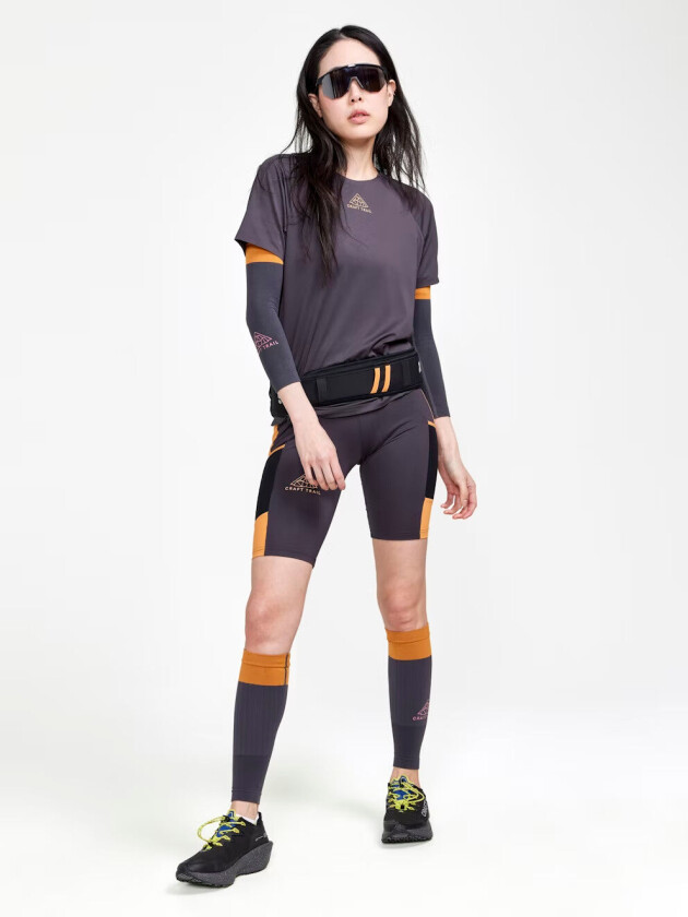 Pro Trail Ss Tee Dame Slate L
