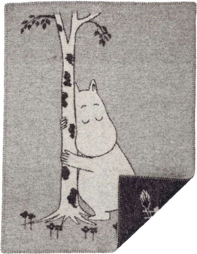 Moomin Tree Hug barneteppe grå