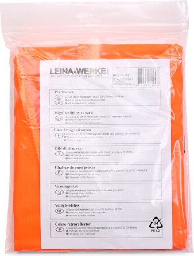 Bilde av Refleksvest LEINA-WERKE REF 13118
