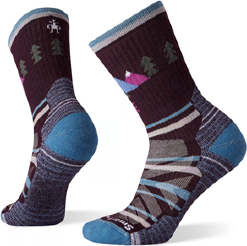 SmartWool Performance Hike LC Under The Stars Crew, Dame Bordeaux M (38-41)
