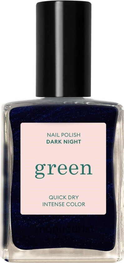 Green Nail Polish Dark Night