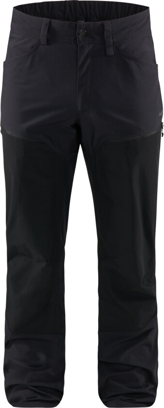Men's Mid Flex Pant S, True Black Solid Long