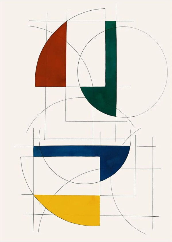 Constructions 01 poster 30x40 cm