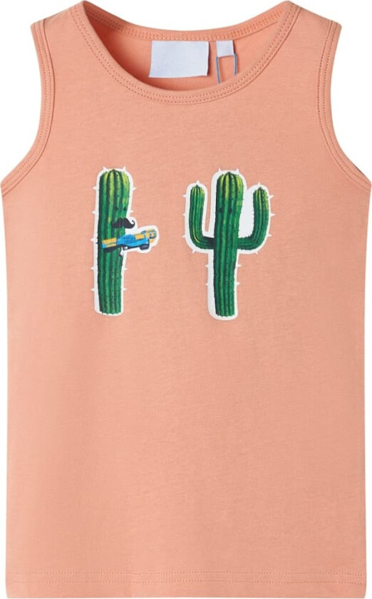 Singlet for barn lyseoransje 92