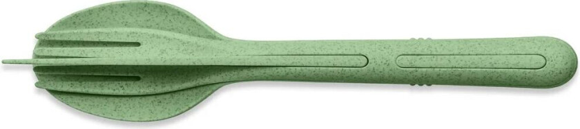 Klikk bestikksett 3 deler Nature leaf green