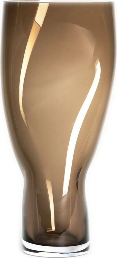 Squeeze vase 34 cm Brun