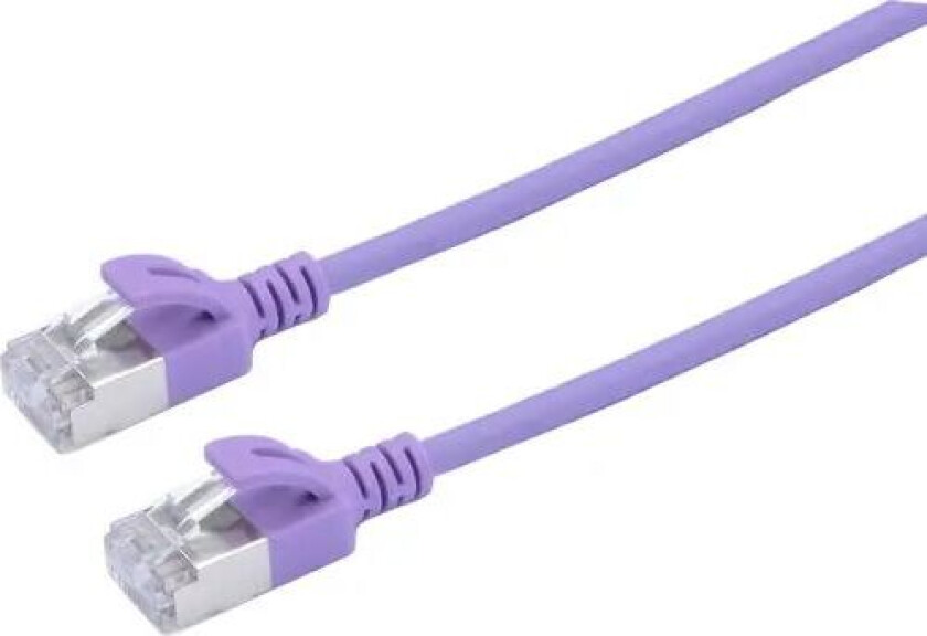 Nettverkskabel Lszh Rj-45 Rj-45 Cat 6a 3m Purpur