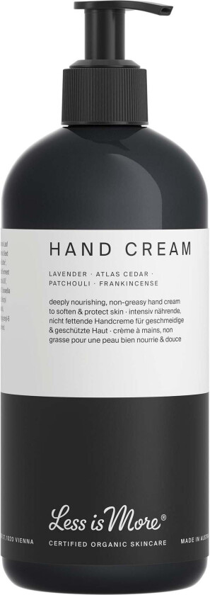 Bilde av Less Is More Organic Hand Cream Lavender Eco Size 500 ml