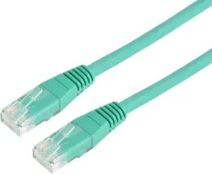 Nettverkskabel Lszh Rj-45 Rj-45 Cat 6a 0.5m Grønn