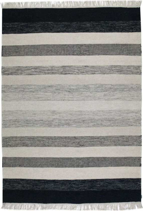 Tofta wave gulvteppe 200 x 300 cm Hvit-svart