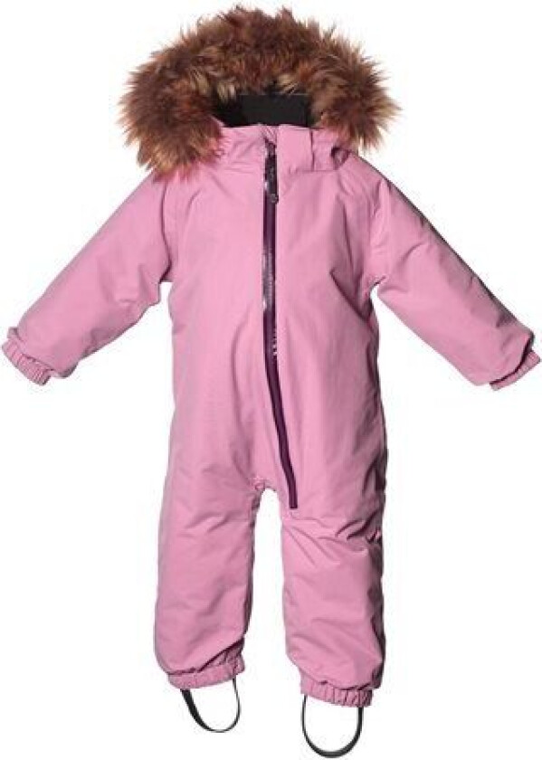 Bilde av Isbjörn Toddler Padded Jumpsuit m/Faux Fur Dusty Pink 98