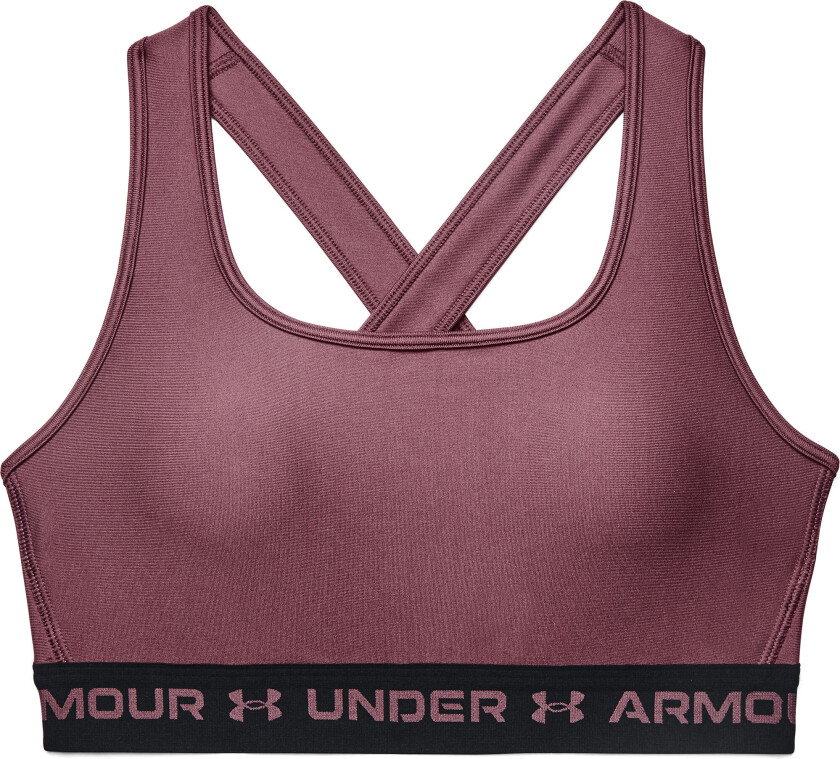 Women's UA Crossback Mid Bra XS, Ash Plum