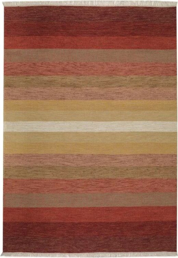 Tofta wave gulvteppe rød, 170x240 cm