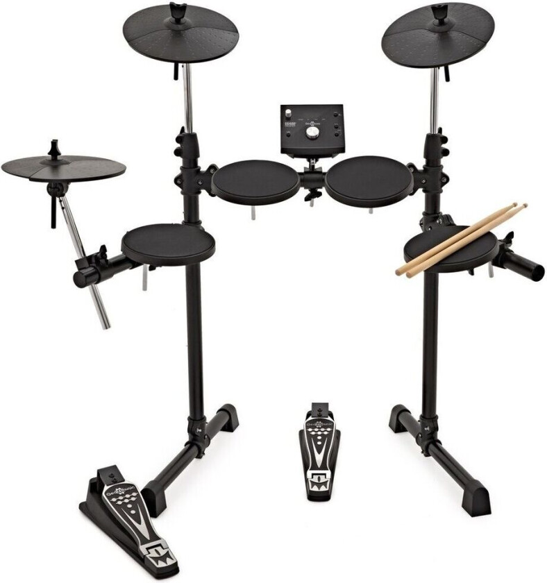 Gear4Music Digital Drums 400 Kompakt Elektronisk Trommesett fra Gear4music