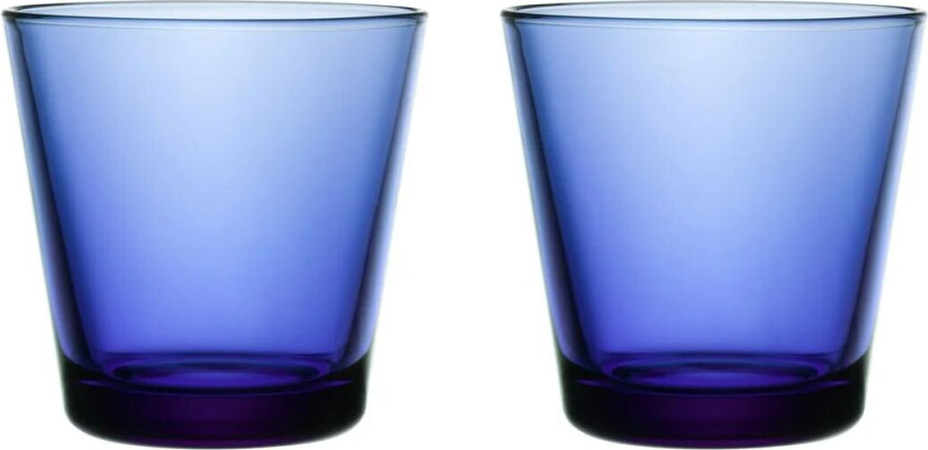 iittala Kartio glass 21 cl 2 pakk Ultramarineblå