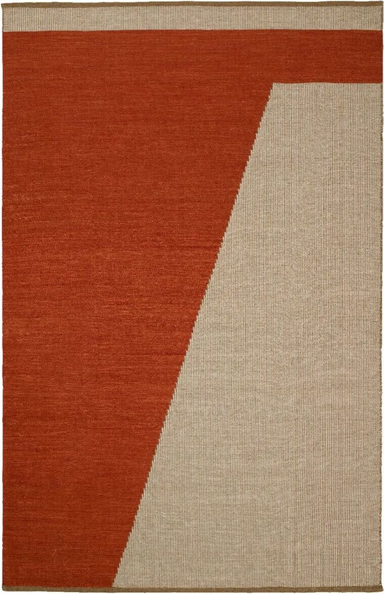 Una ullteppe 230x320 cm Rust-beige-off white