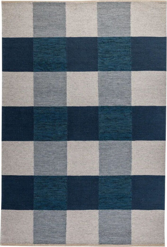 Night and Day håndvevd gulvteppe, 170x240 cm Blue 200 x 300 cm