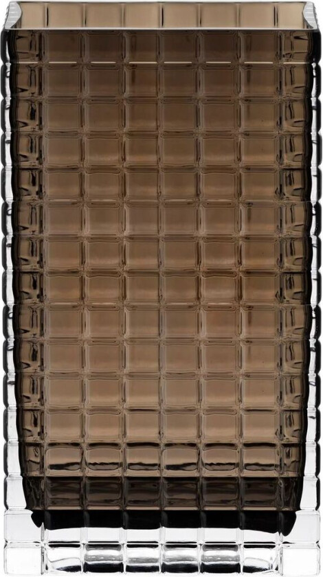 City Hurricane vase smoke