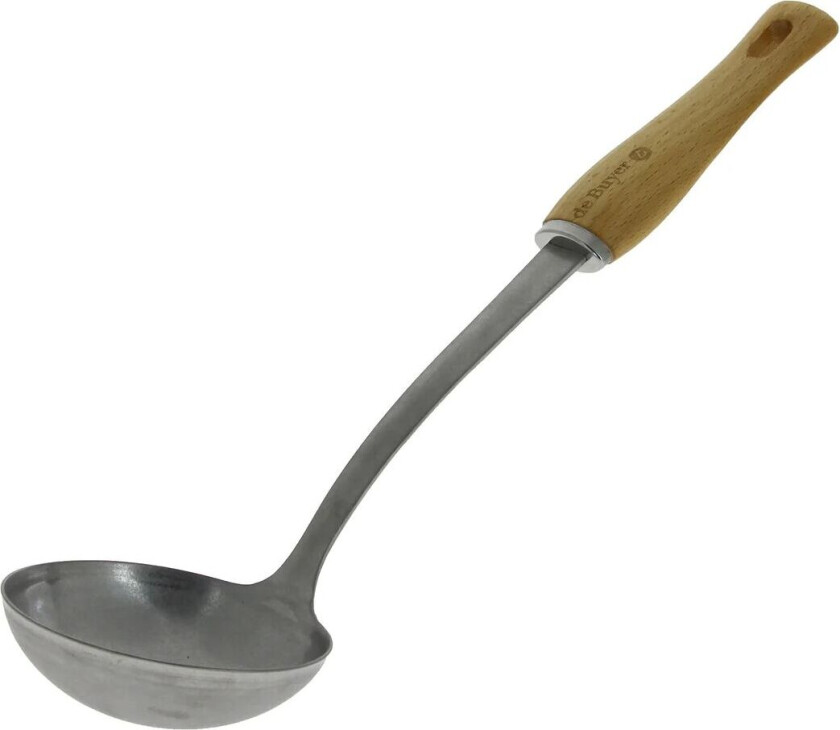 De Buyer B Bois suppeøse med trehåndtak Rustfritt stål