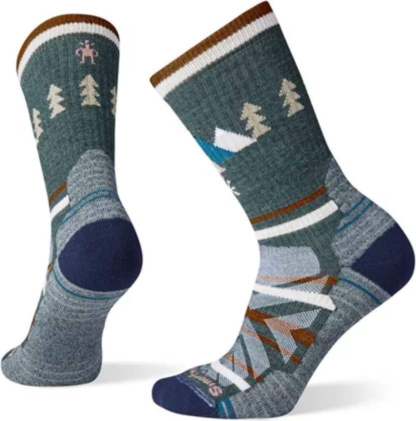 SmartWool Performance Hike LC Under The Stars Crew, Dame Dark Sage M (38-41)