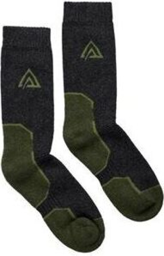 Bilde av WarmWool Socks 36-39, Olive Night/Dill/Marengo