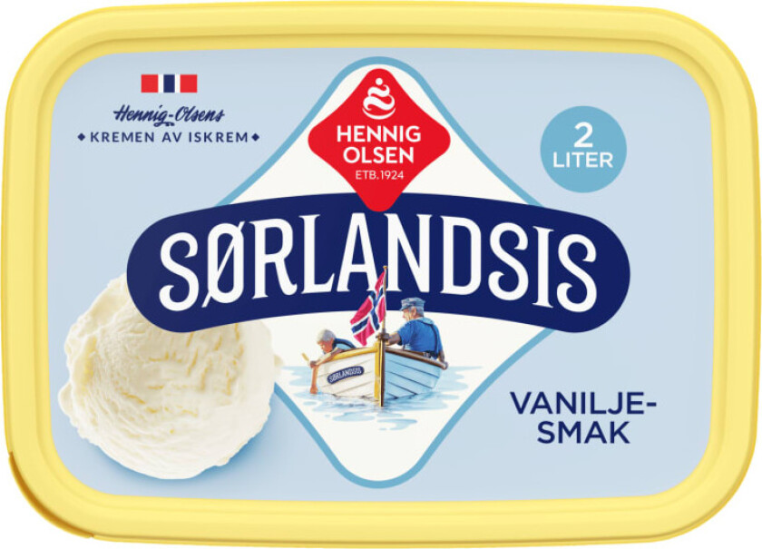Sørlandsis Vaniljesmak 2l