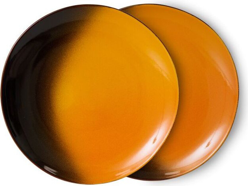 70's tallrik Ø17,5 cm 2-pk Sunshine