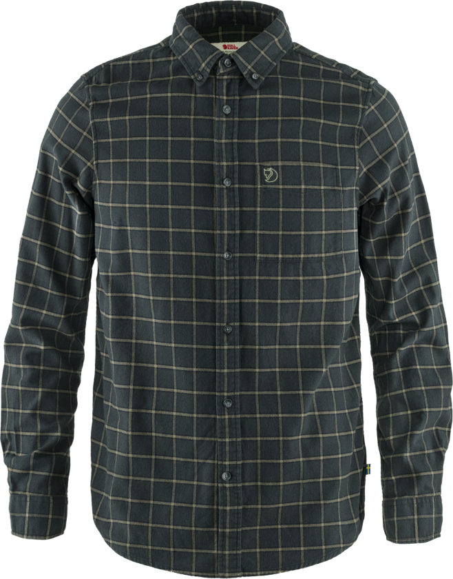 Men's Övik Flannel Shirt XS, Dark Grey