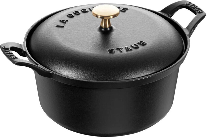 STAUB Vintage La Coquette gryte rund 2,45 L Svart