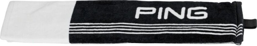 Ping Trifold Håndkle Sort/hvit
