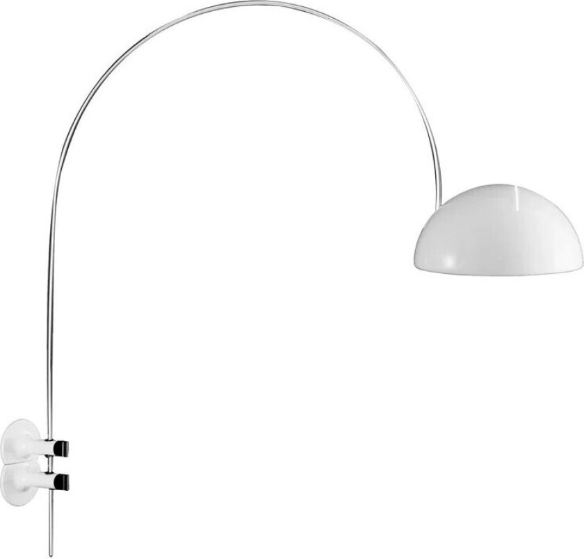 Coupé 1159 vegglampe White, kromstativ