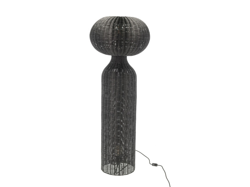 Werna gulvlampe Ø 50 x 130 cm Black rattan