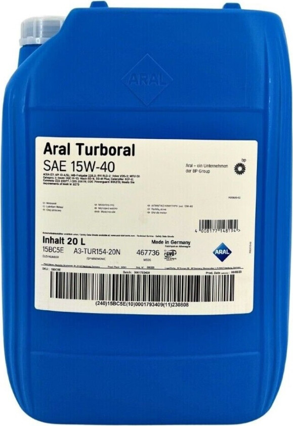 Motorolje ARAL 15BC5E