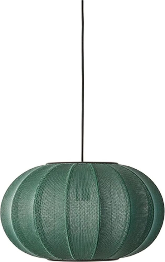 Made By Hand Knit-Wit 45 Oval pendel Tweed green