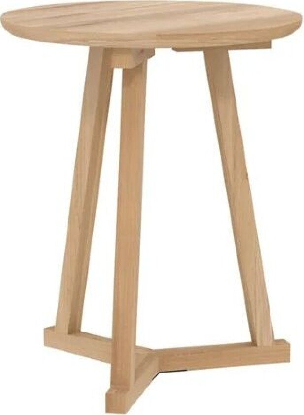 Tripod sidebord Oak-Wax oil small 56 x 46 cm