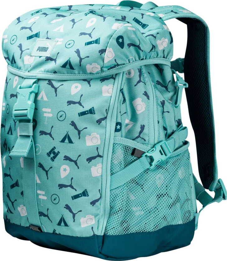 PUMA Mini Adventure Backpack, skolesekk Mint-AOP