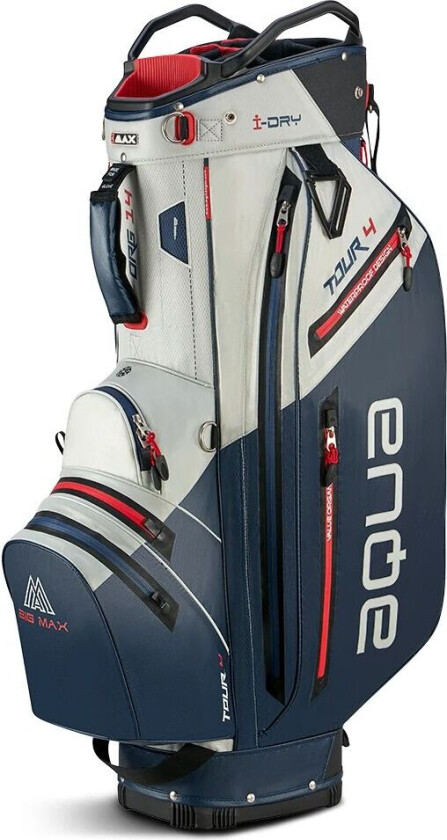 Aqua Tour 4 Trallebag Hvit/navy/rød