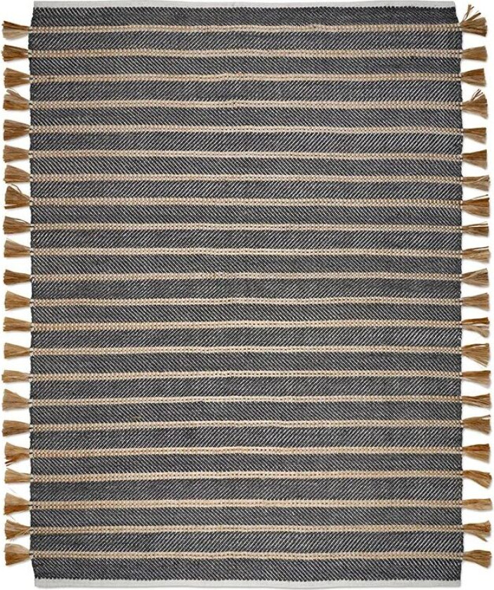 Bilde av Cochin teppe sort/jute, 200 x 300 cm