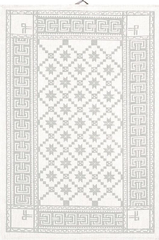 Åttebladrose kjøkkenhåndkle 50x70 cm Beige