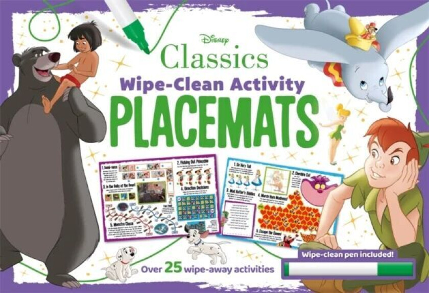 Disney Classics: Wipe-Clean Activity Placemats av Walt Disney