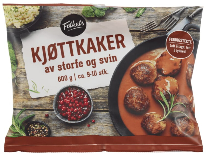 Kjøttkaker 600g