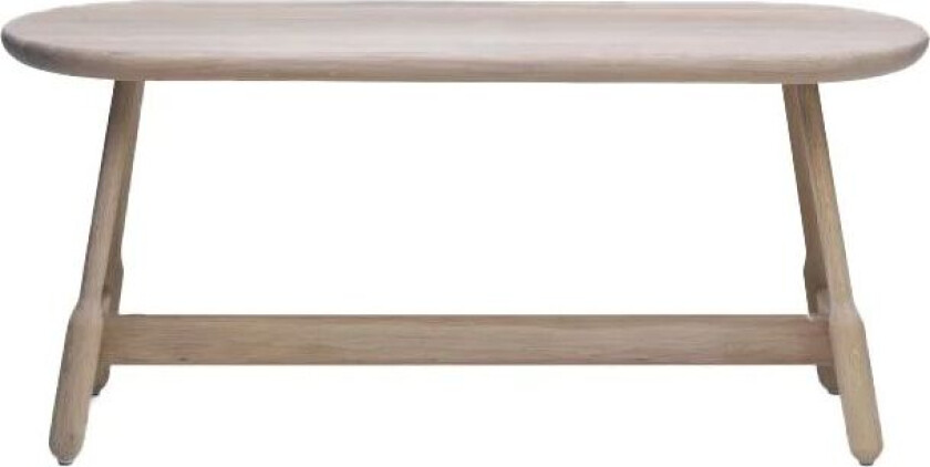 Albert benk 160 cm Hvitoljet eik