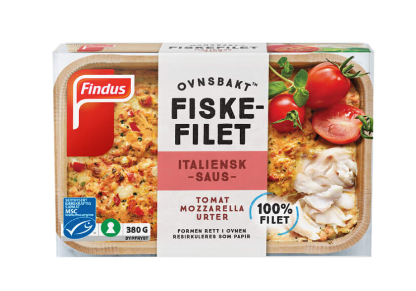 Fisk Ovnsbakt Italiensk 380g