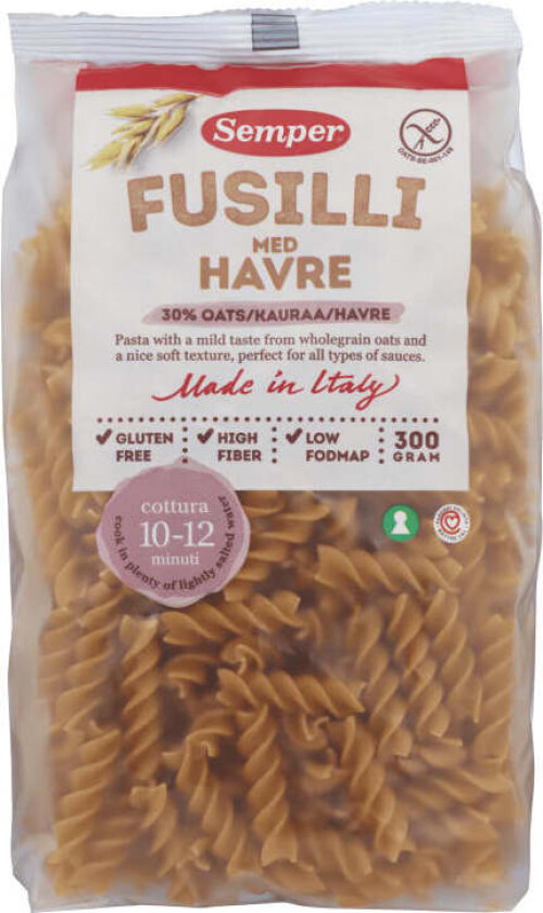 Fusilli med Havre Gl.Fri 300g