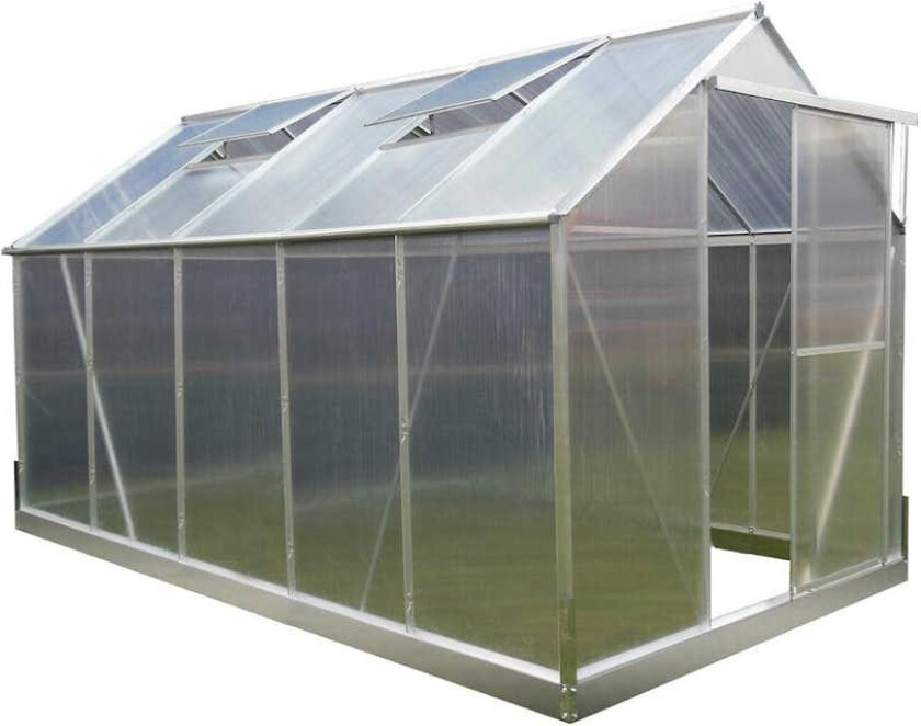 Drivhus Lykke Silver 8,3 m2