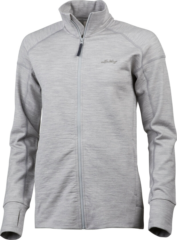 Women's Ullto Merino Full Zip XS, Light Grey